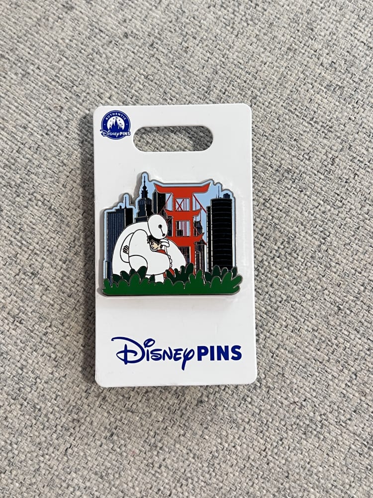 US Disney Baymax Hugging Hiro San Fransokyo Pin view 1