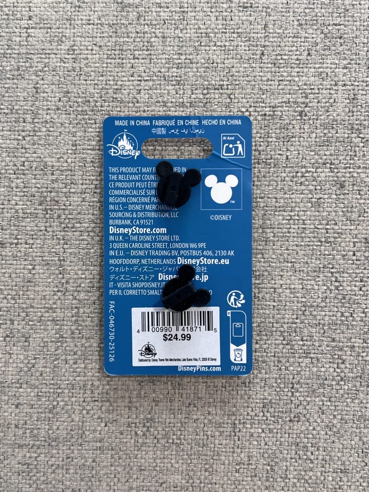 Disneyland Resort Limited Release 'I Was There' Mickey Mouse Pin view 2