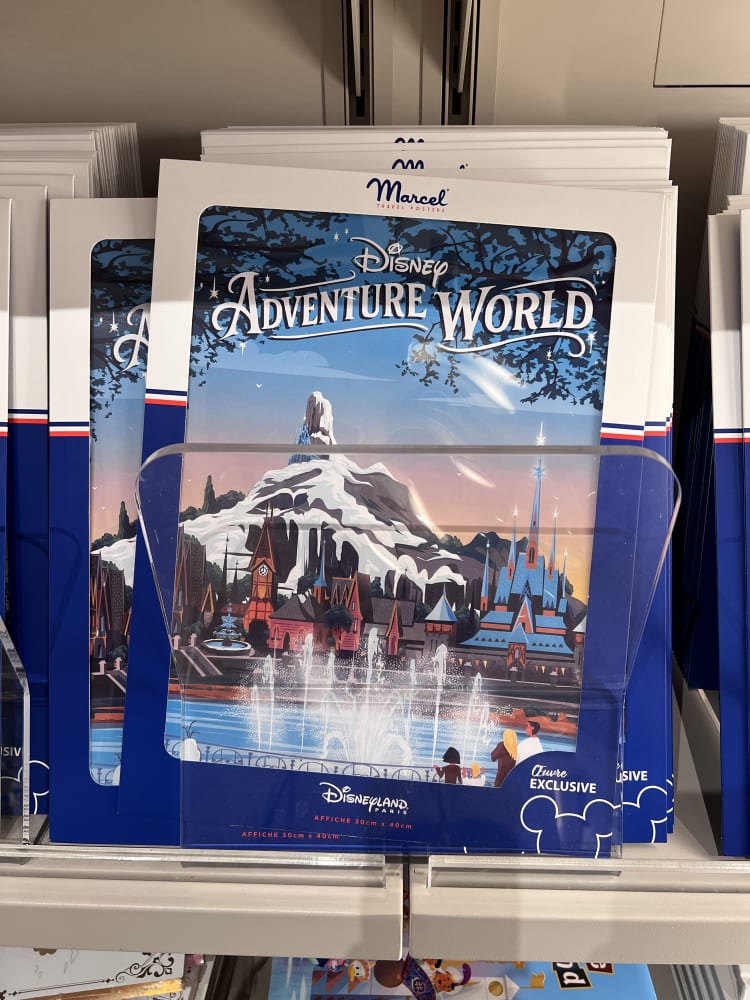 Disneyland Paris Adventure World Marcel Poster 30cm x 40cm view 1