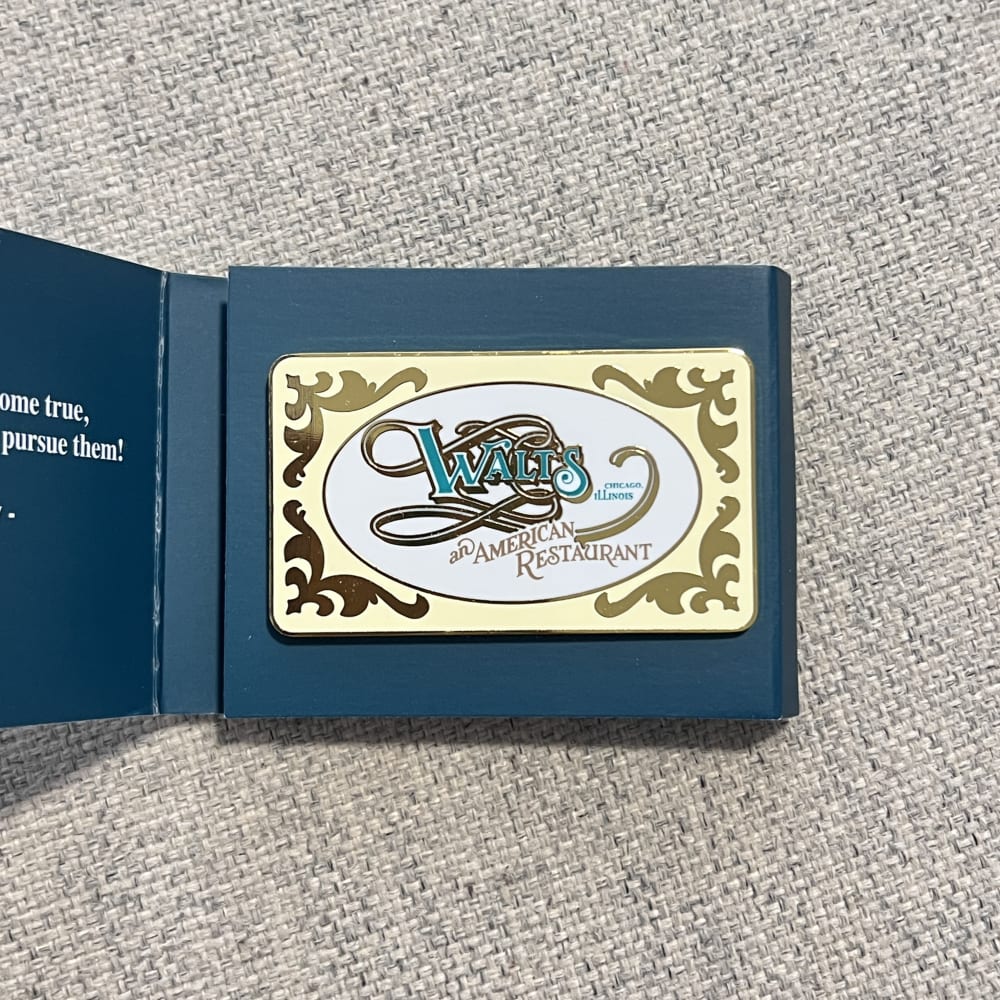Disneyland Paris Limited Edition Walt's Restaurant Pin view 2