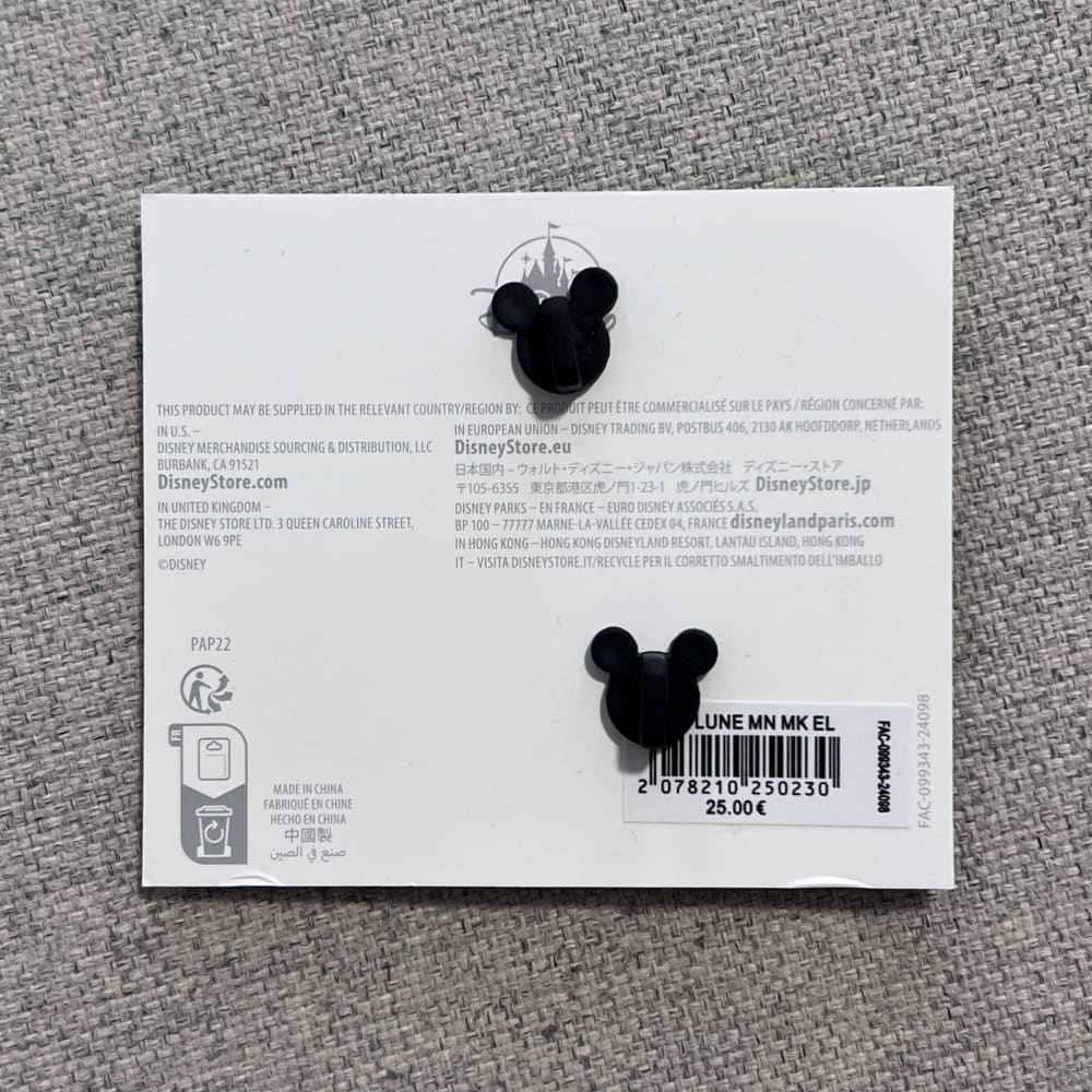 Disneyland Paris Limited Edition Cloud Moon Series Mickey and Minnie Pin view 2