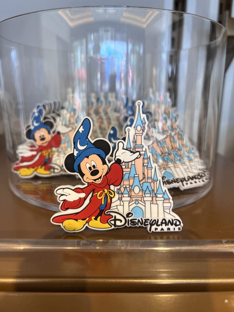 Disneyland Paris Sorcerer Mickey Sleeping Beauty Castle Magnet view 1