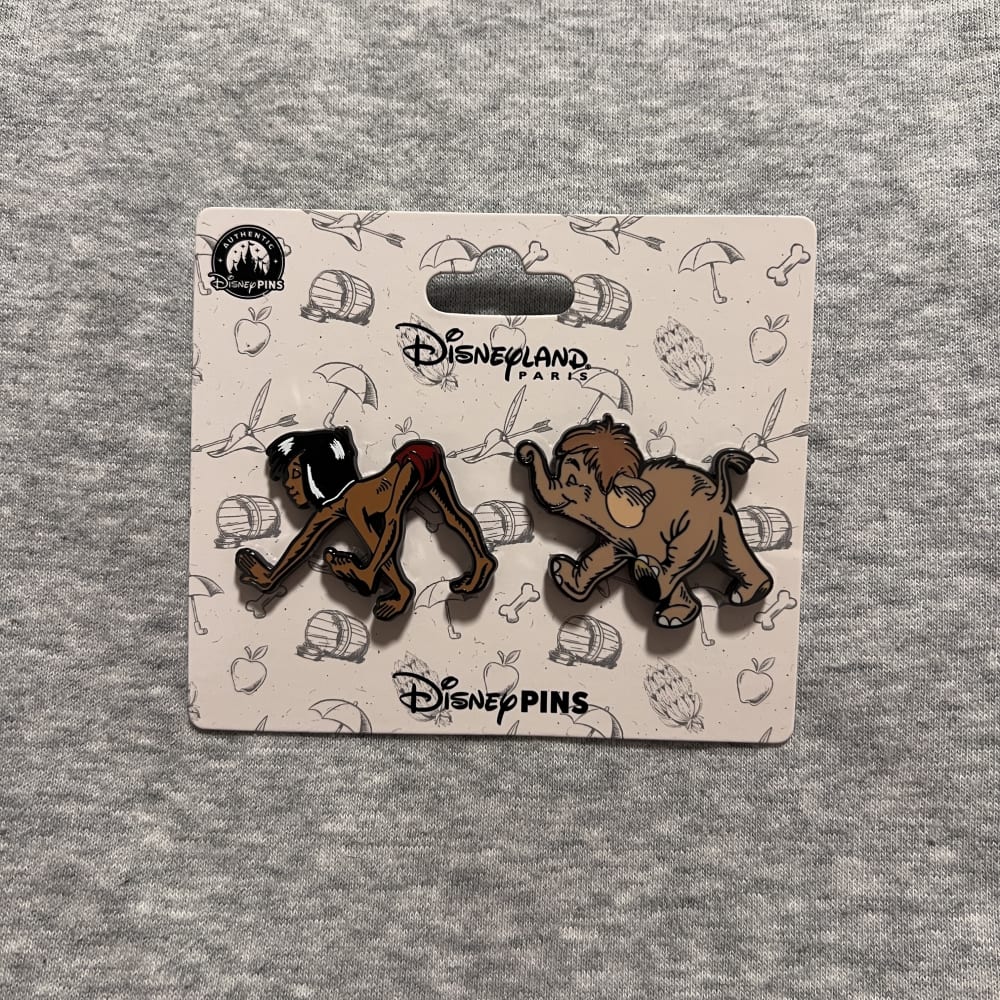 Disneyland Paris Classics Jungle Book Mowgli Junior Pin Set