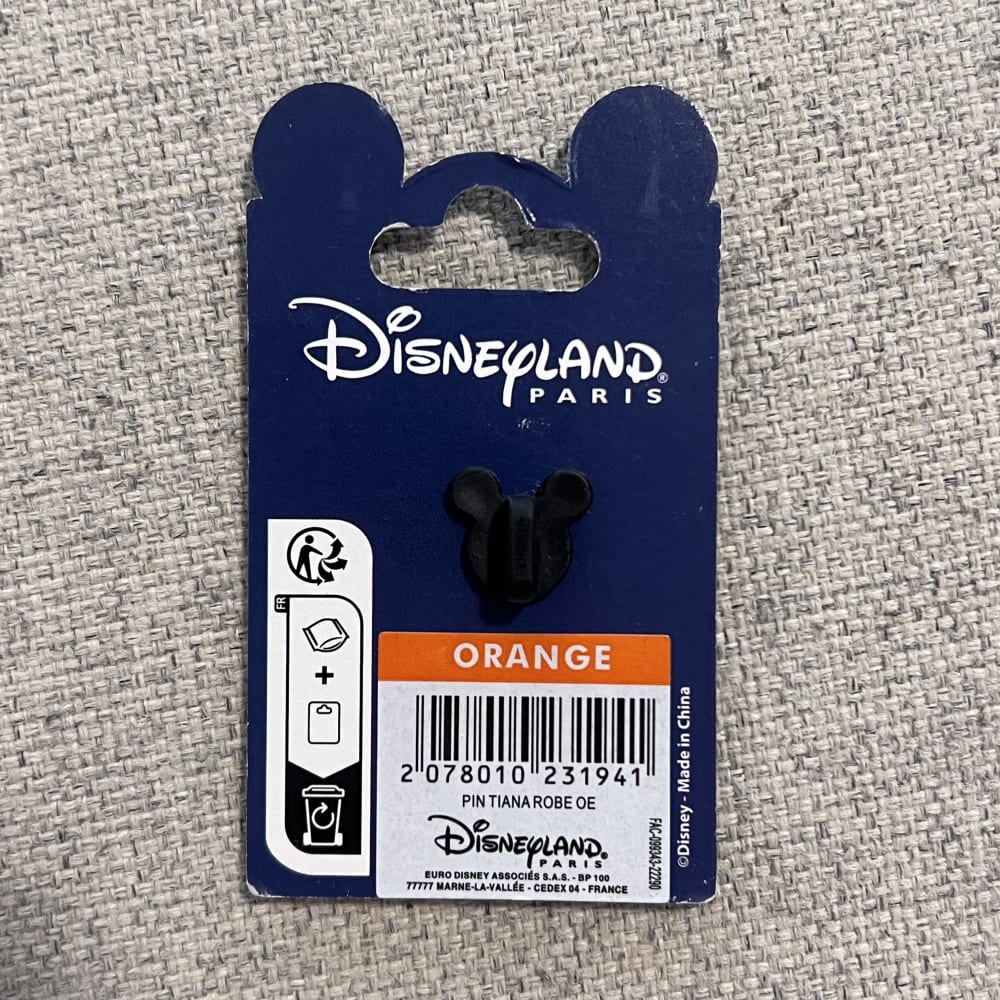 Disneyland Paris Princess And The Frog Blue Dress Tiana Waving Pin view 2