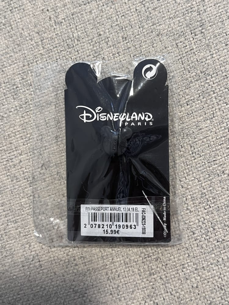Disneyland Paris Limited Edition Sleeping Beauty Castle Pass Annuel Pin view 2