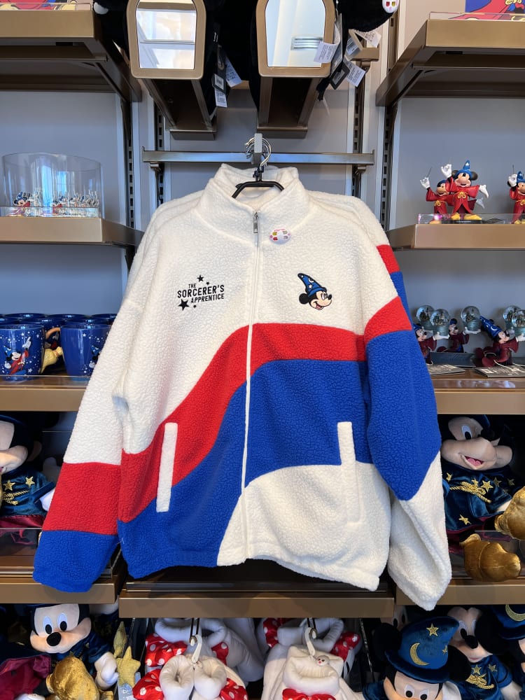 Disneyland Paris Fantasia Sorcerer Mickey Fleece Jacket view 1