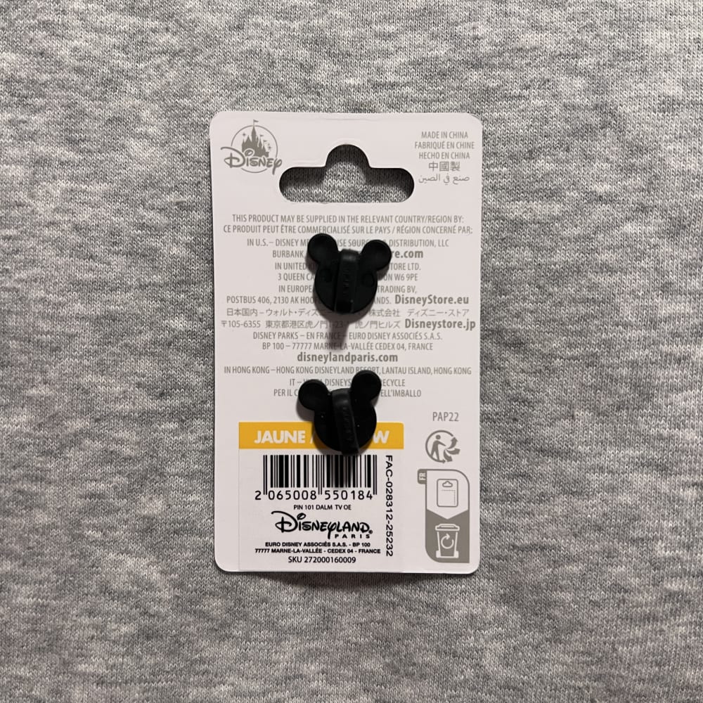Disneyland Paris Classics 101 Dalmatians TV Pin view 2