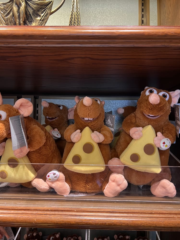 Disneyland Paris Ratatouille Emilie Cheese Block Plush view 2