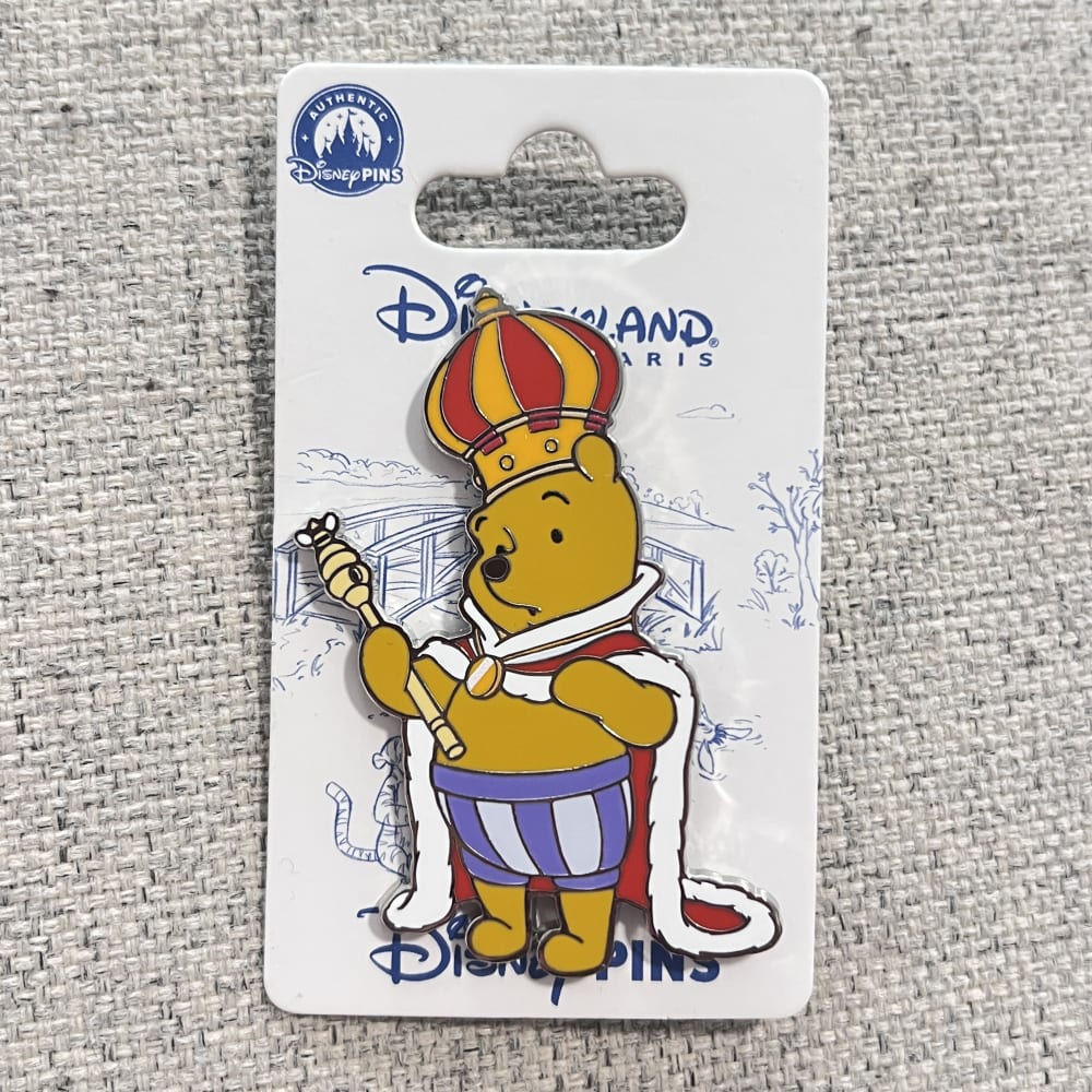 Disneyland Paris Winnie the Pooh King Pin view 1