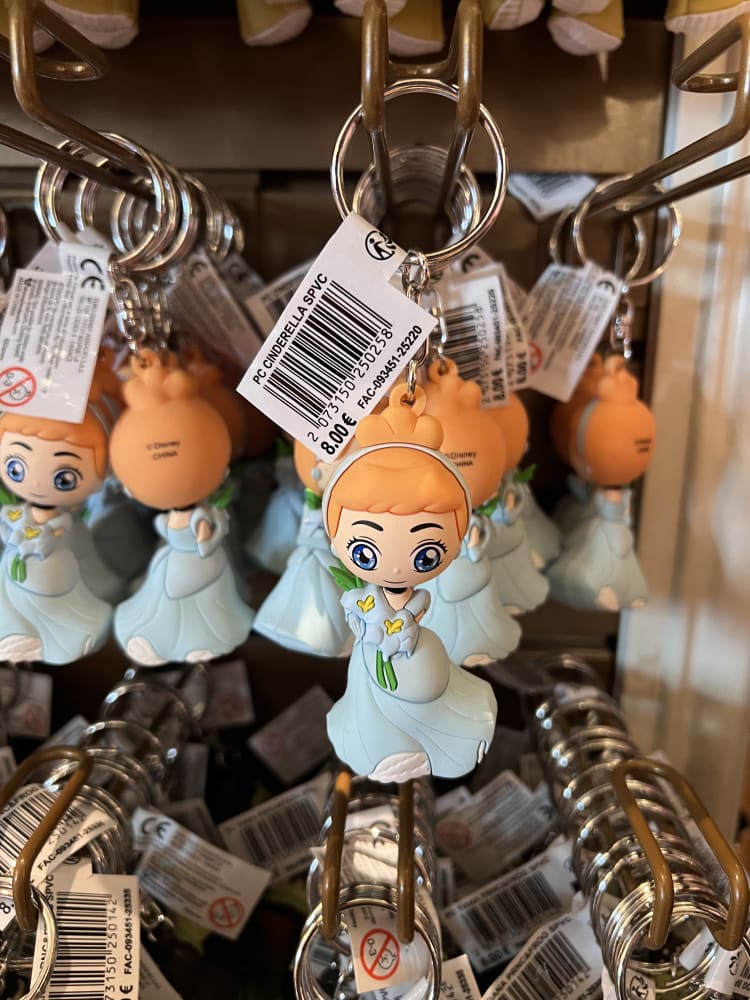 Disneyland Paris 3D Character Keyring Cinderella
