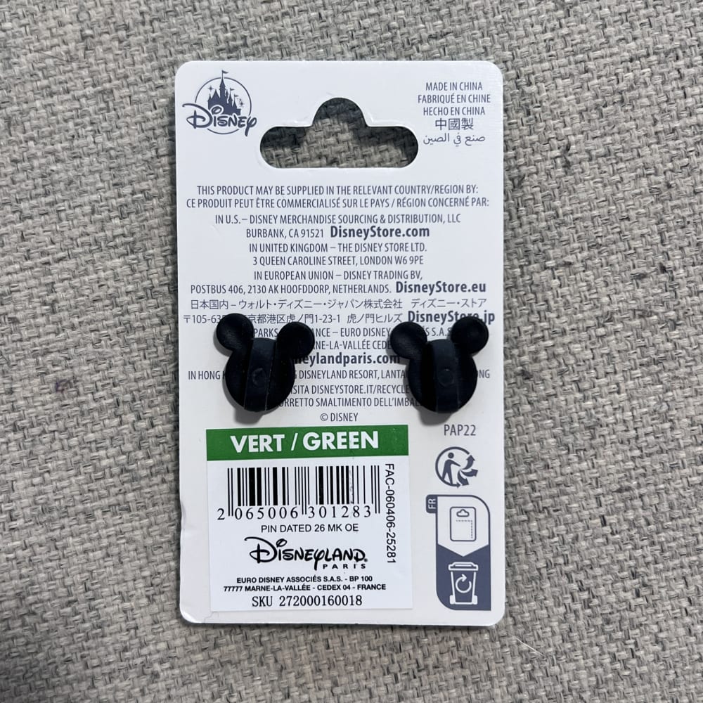Disneyland Paris 2026 Mickey Mouse Pin view 2