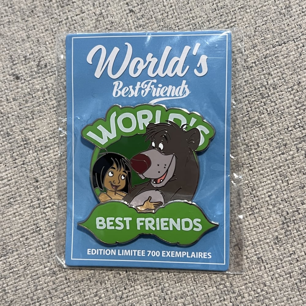 Disneyland Paris World's Best Friend Jungle Book Pin view 1