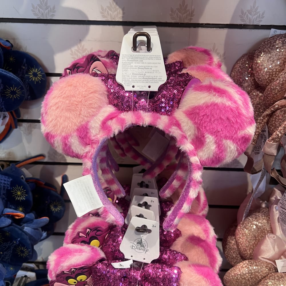 Disneyland Paris Cheshire Cat Fluffy Minnie Bow Ears view 2