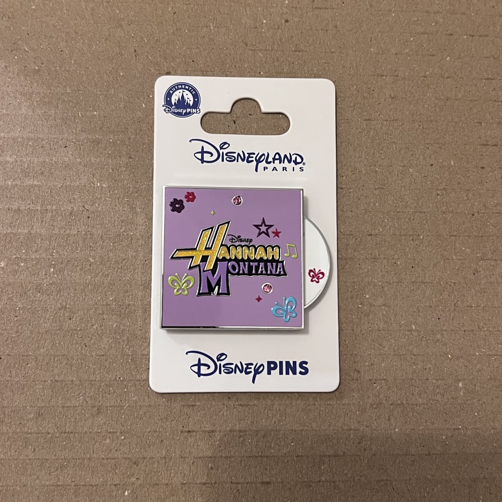 Disneyland Paris Disney Channel Hannah Montana Disc Pin view 2