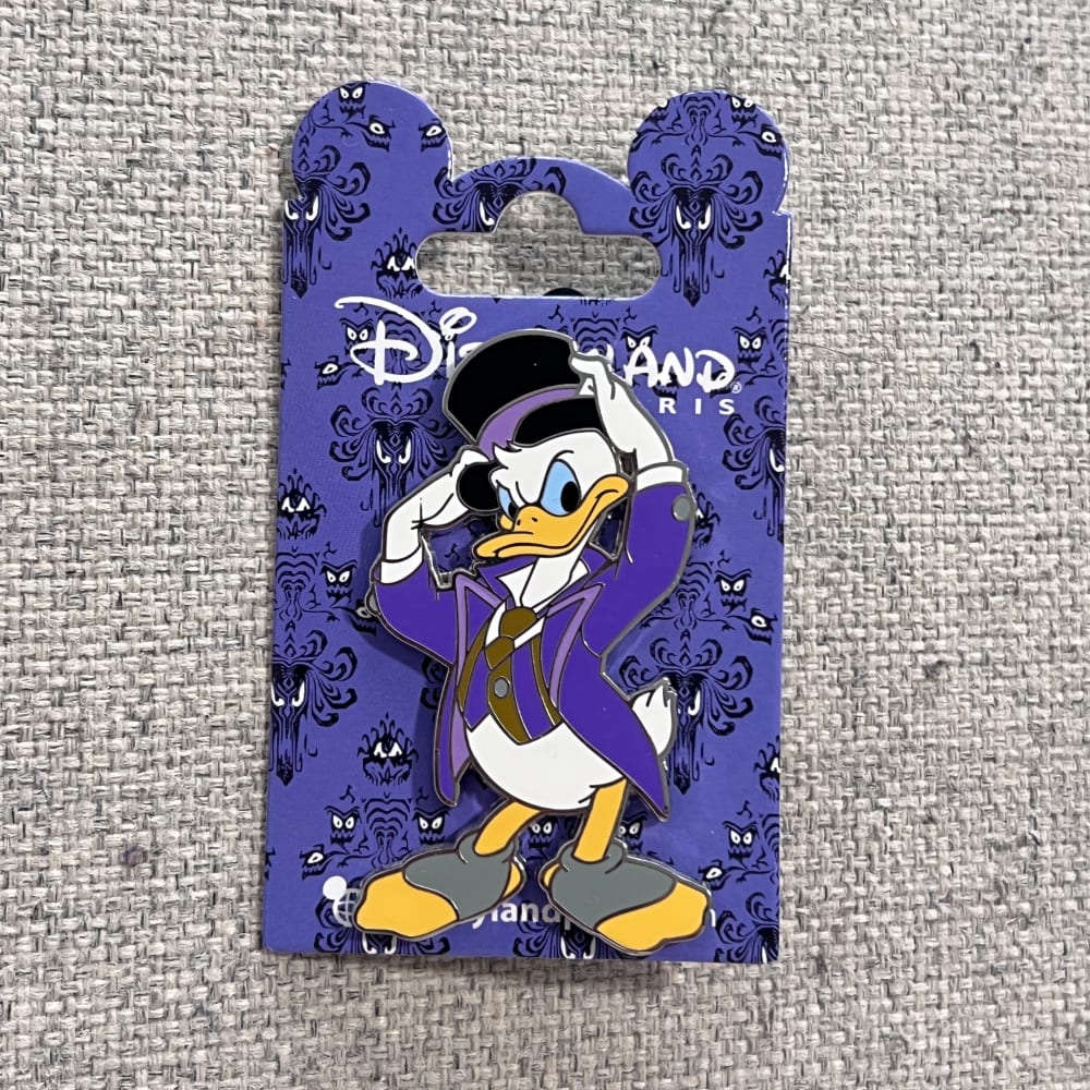 Disneyland Paris Phantom Manor Donald Duck Pin view 1
