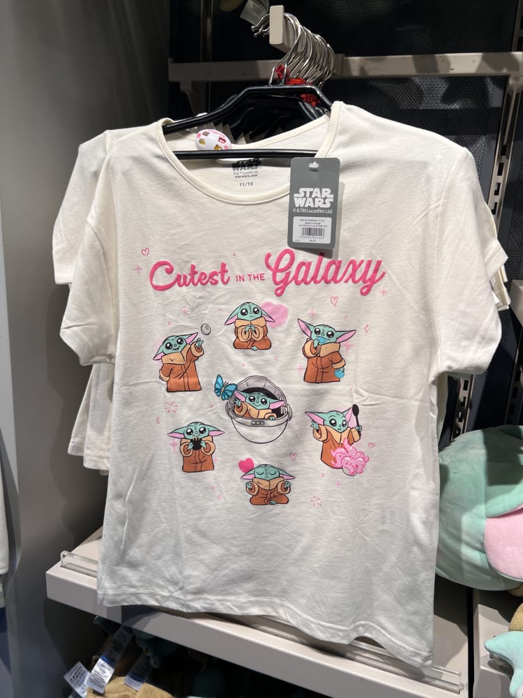 Disneyland Paris Kids Grogu ‘Cutest In The Galaxy’ T-Shirt view 1