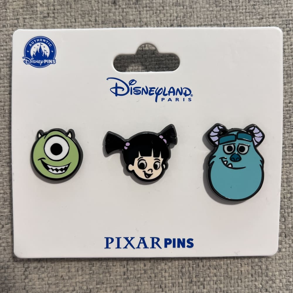 Disneyland Paris Minis Monsters Inc Pin Set view 1
