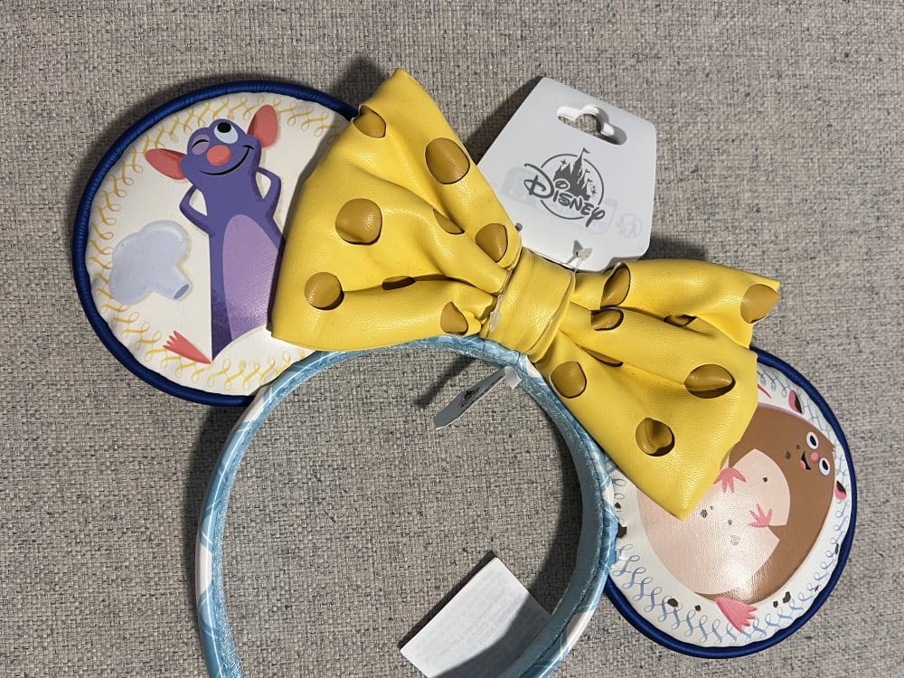 US Disney Parks Ratatouile Cheese Bow Ears view 2