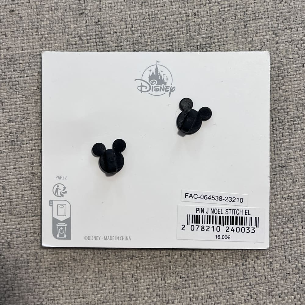 Disneyland Paris Limited Edition Happy Christmas Stitch and Angel Pin view 2