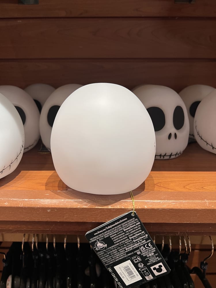 Disneyland Paris Jack Skeleton Light Up Skull Lamp view 3