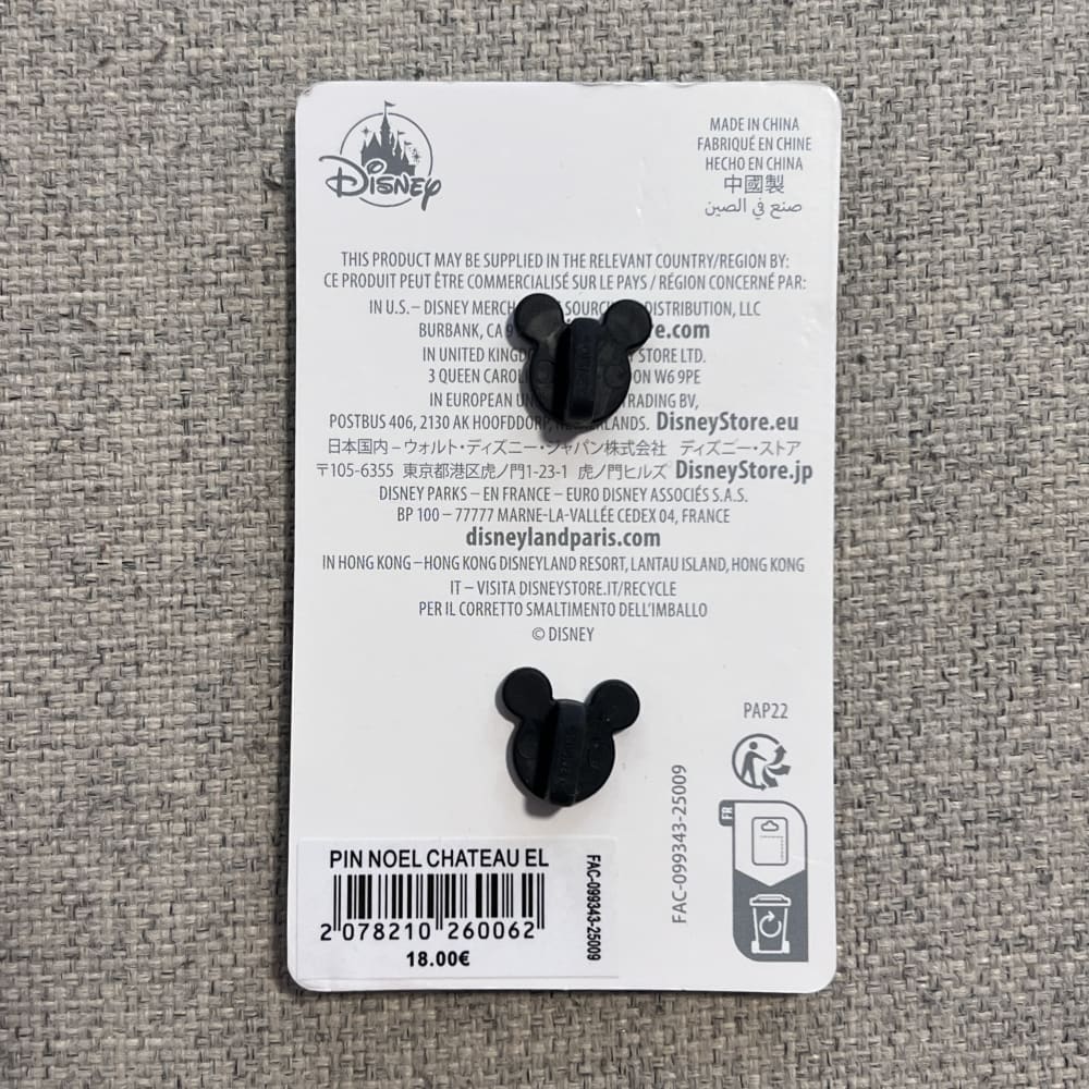 Disneyland Paris Limited Edition Happy Christmas Garland Pin view 2