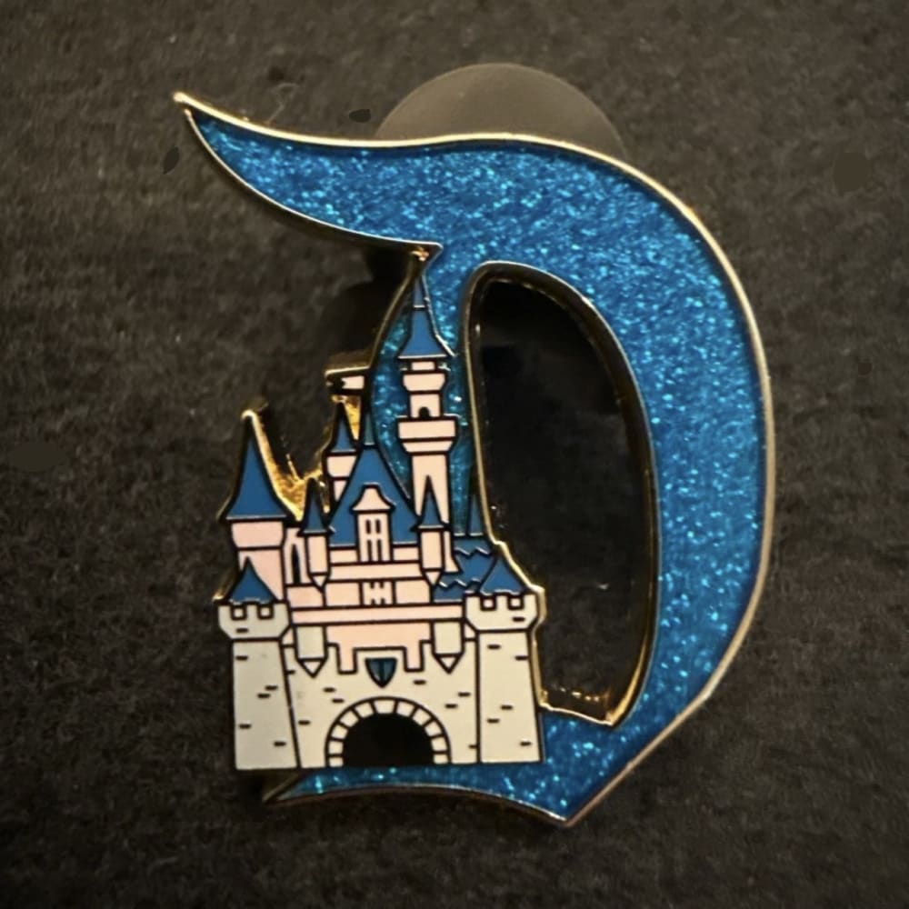 Disneyland Resort ‘D’ Mystery Castle Key To Disneyland Pin view 1