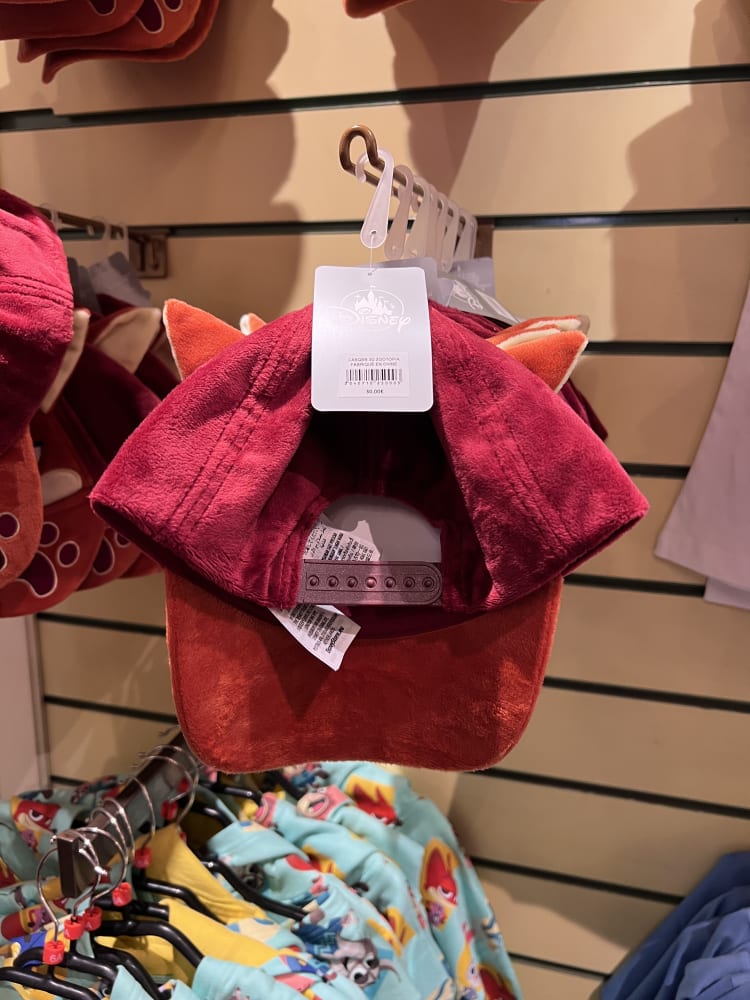 Disneyland Paris Zootopia Nick Wild Character Cap view 2