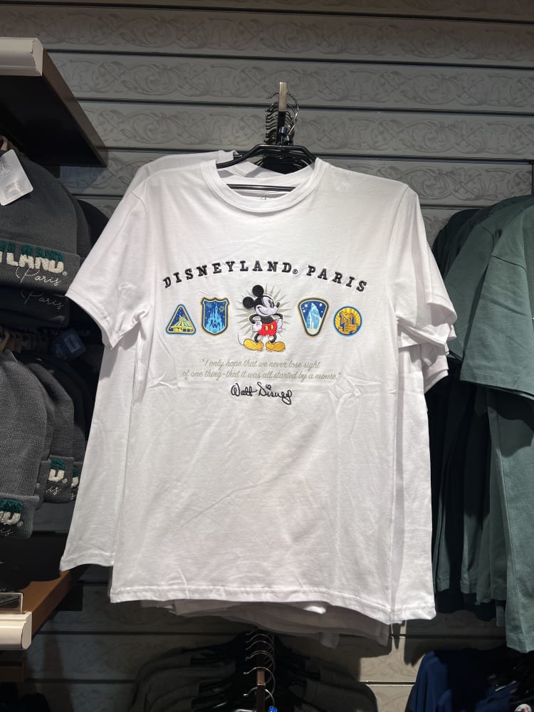 Disneyland Paris Embroidered Parks Symbols T-Shirt view 1