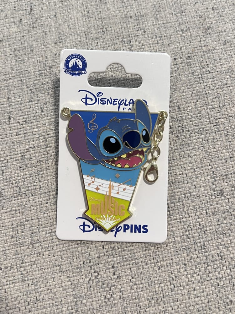 Disneyland Paris Music Festival Stitch Pin view 1