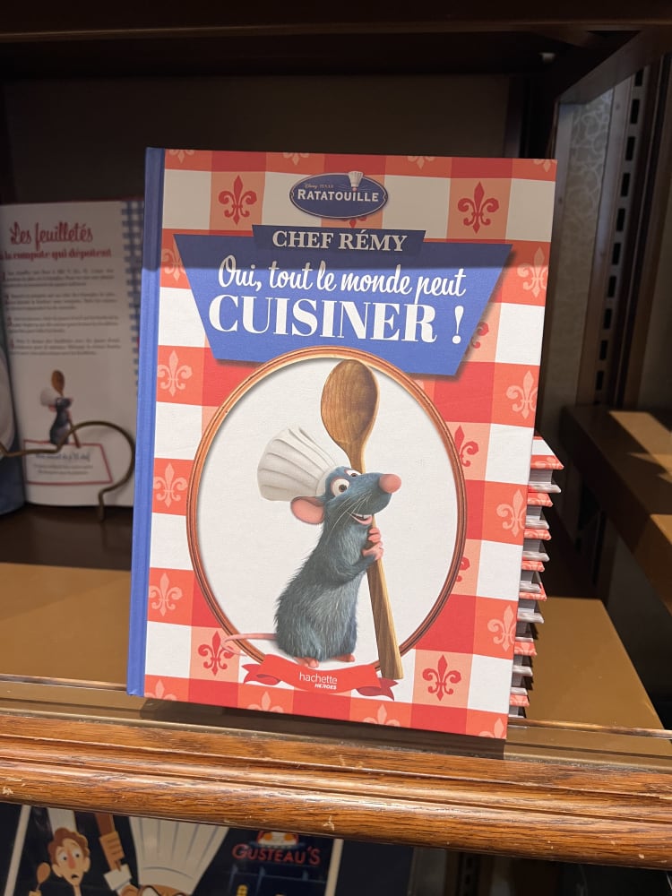 Disneyland Paris Ratatouille Chef Remy Cookbook view 1