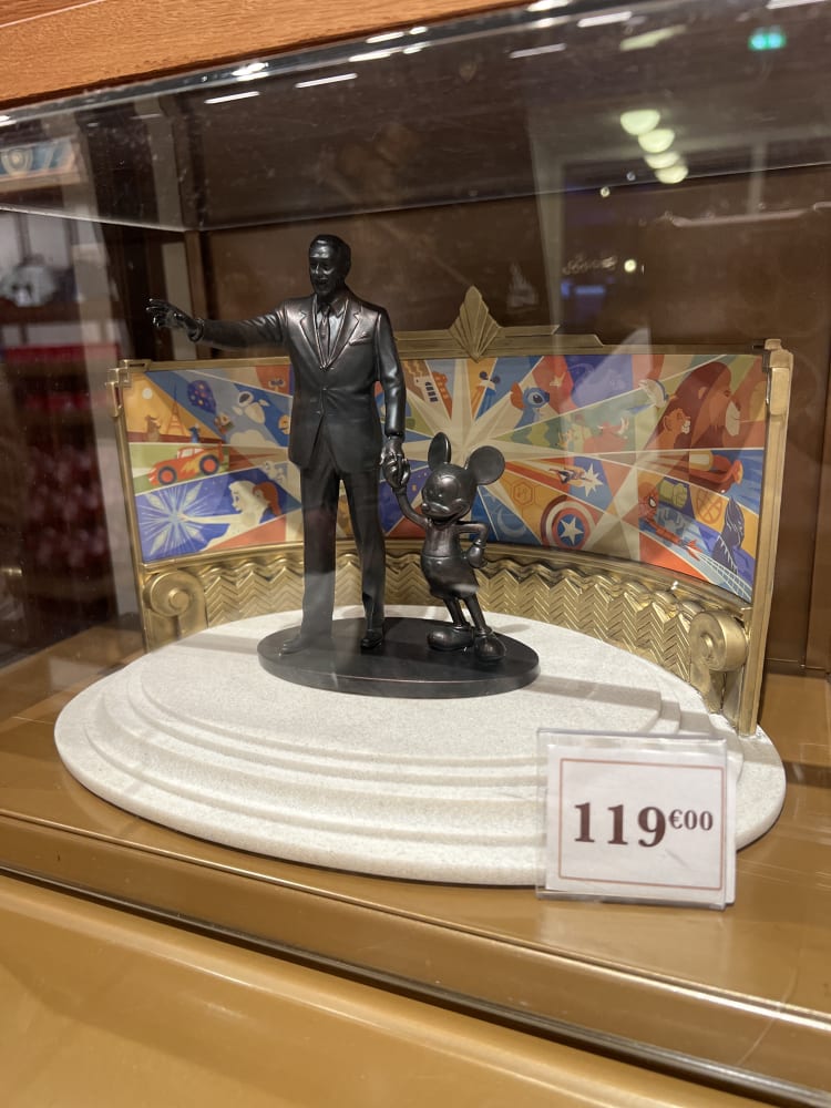 Disneyland Paris Adventure World Walt Disney Mickey Mouse Statue view 1
