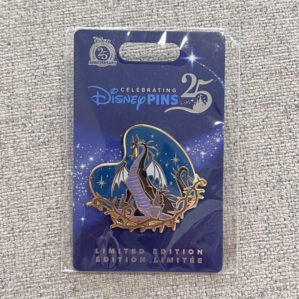 Disney Store Limited Edition Magic of Disney Maleficent Dragon Pin view 1