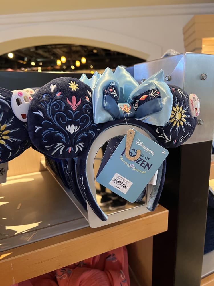Disneyland Paris World of Frozen Minnie Ears view 2