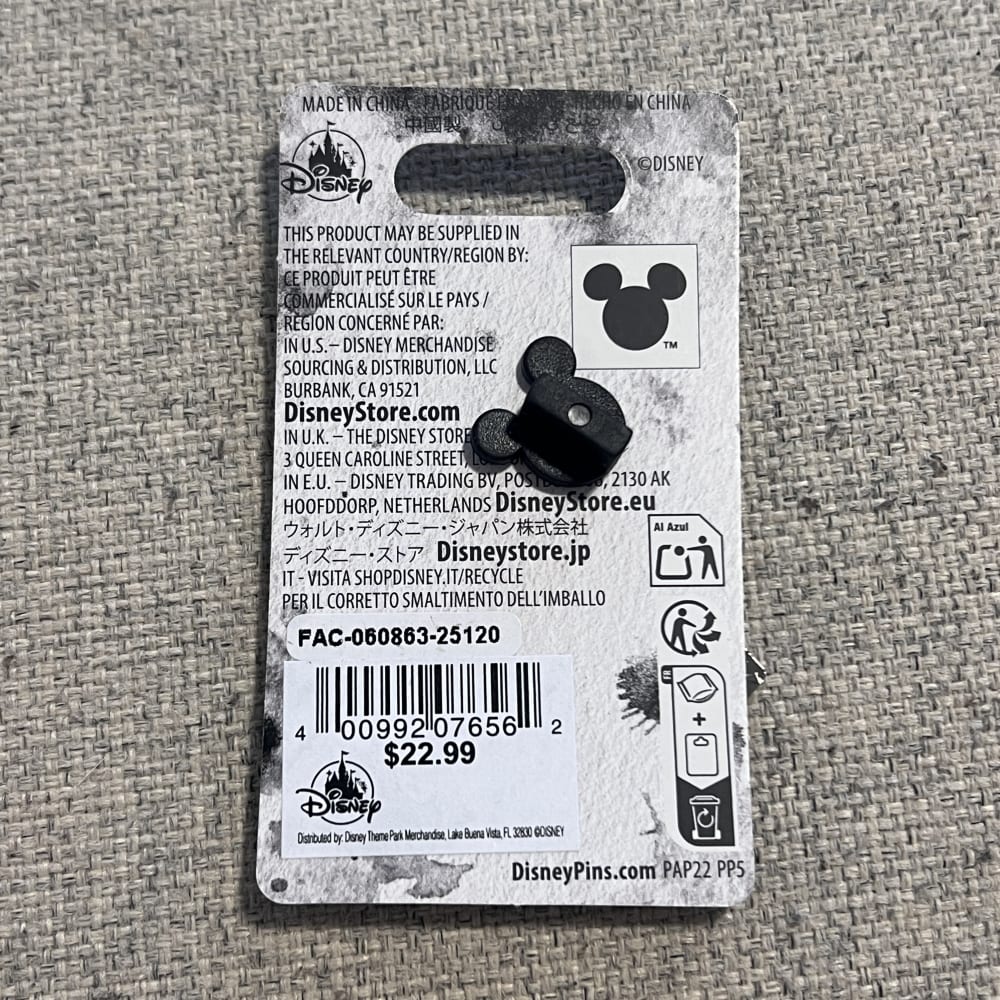 Inkwells of Evil Captain Hook Limited Edition Pin view 2