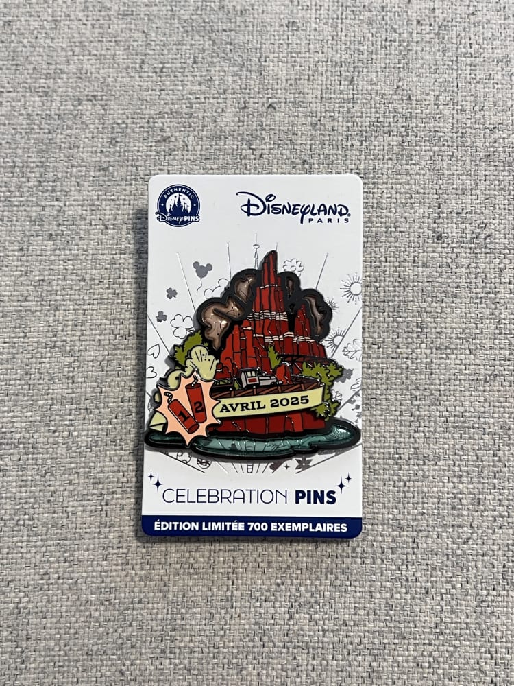 Disneyland Paris Limited Edition 12 Avril Big Thunder Mountain Pin view 1