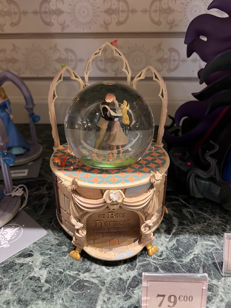 Disneyland Paris Sleeping Beauty Snowglobe Figurine view 1