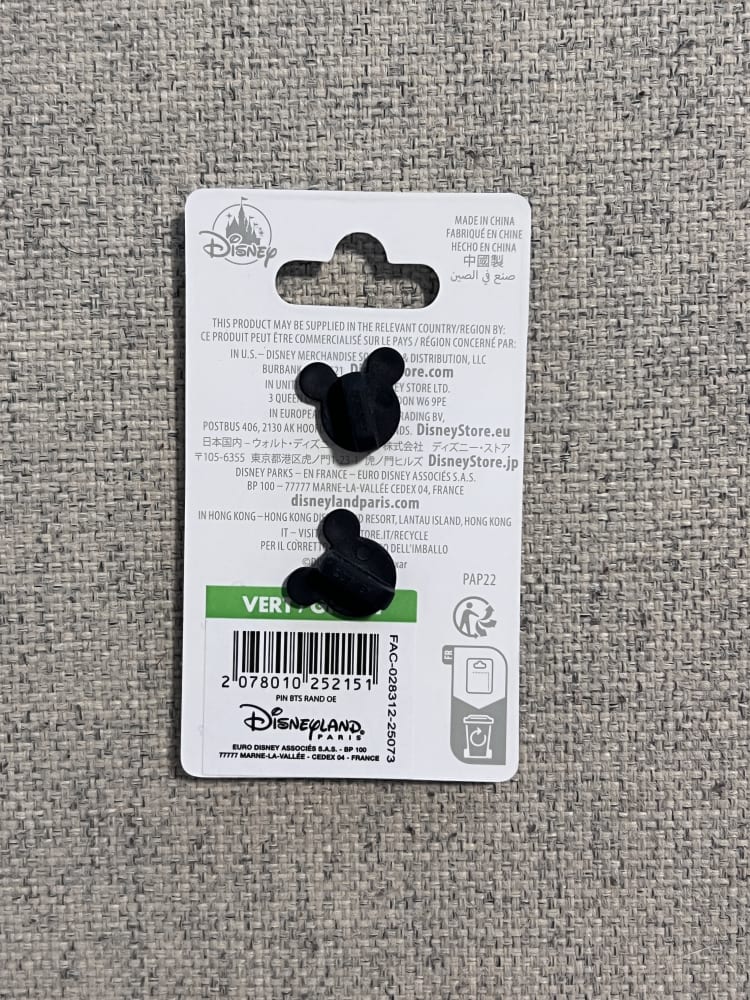Disneyland Paris Monsters University Randall Pin view 2