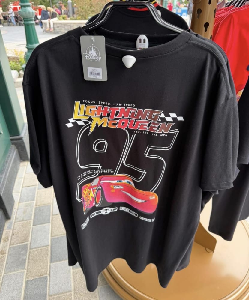 Disneyland Paris Lightning McQueen Adults T-Shirt