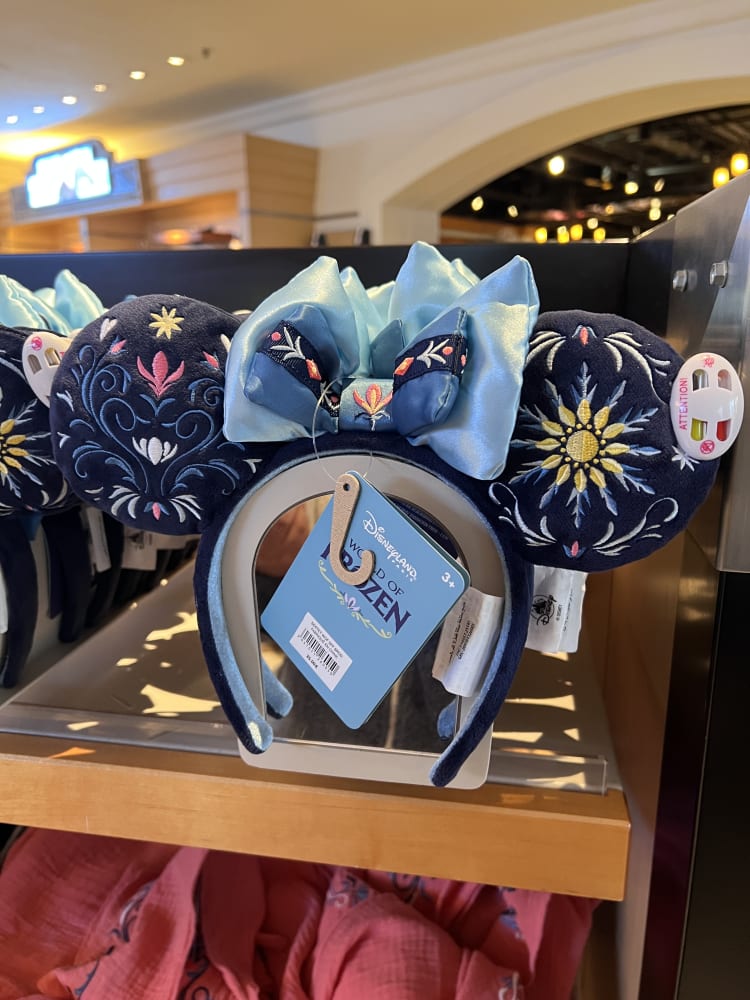 Disneyland Paris World of Frozen Minnie Ears view 1