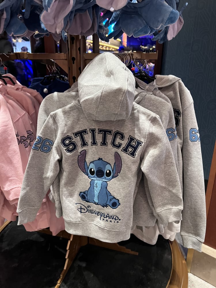 Disneyland Paris Kids Stitch Full Zip Hoodie view 1
