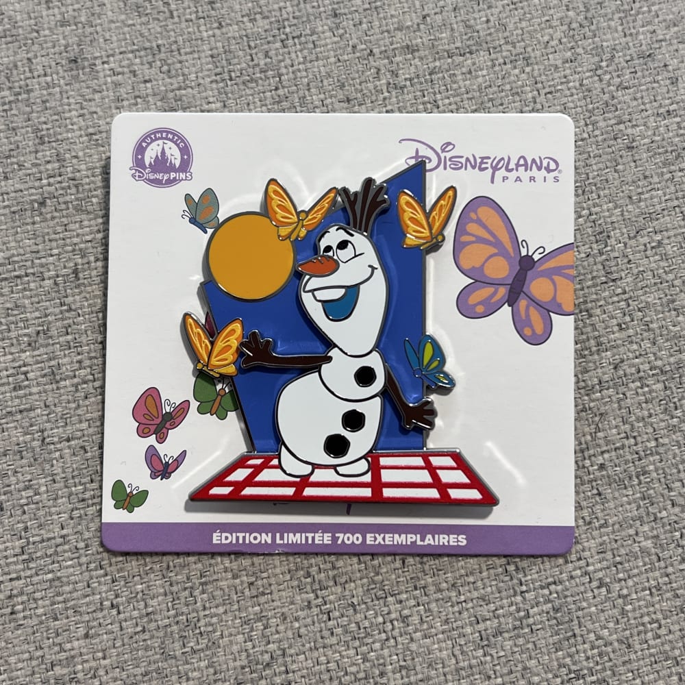 Disneyland Paris Limited Edition Butterflies Olaf Pin view 1