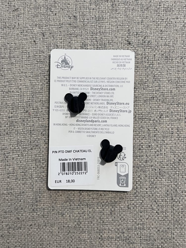 Disneyland Paris Limited Edition Music Festival Castle Pin view 2