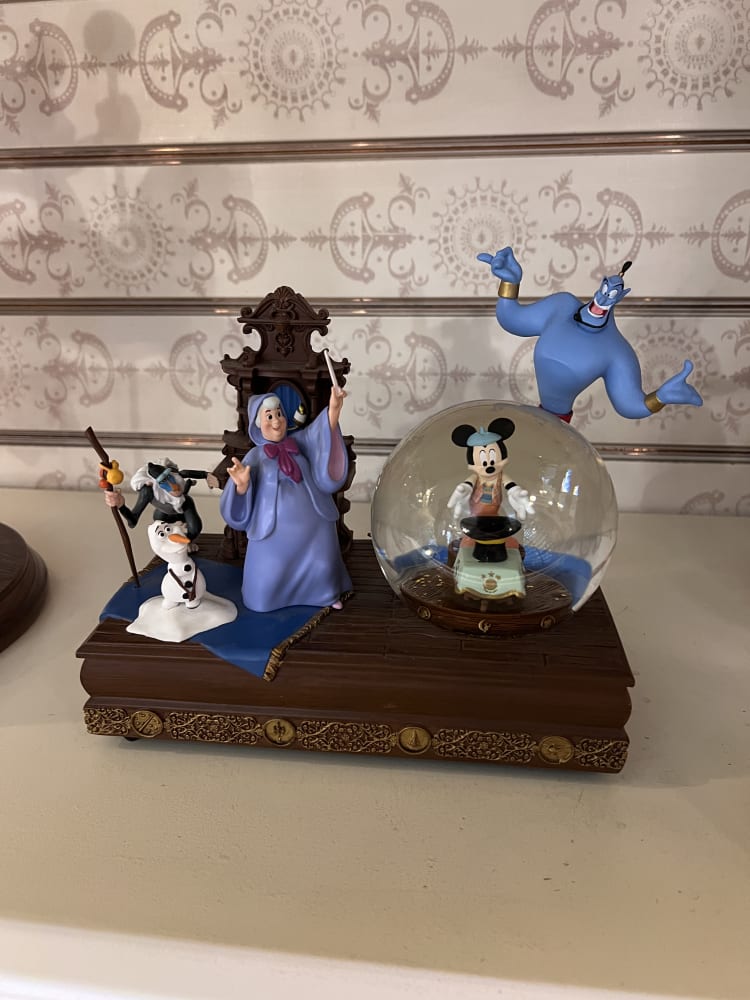 Disneyland Paris Mickey and the Magician Snowglobe Ornament view 1