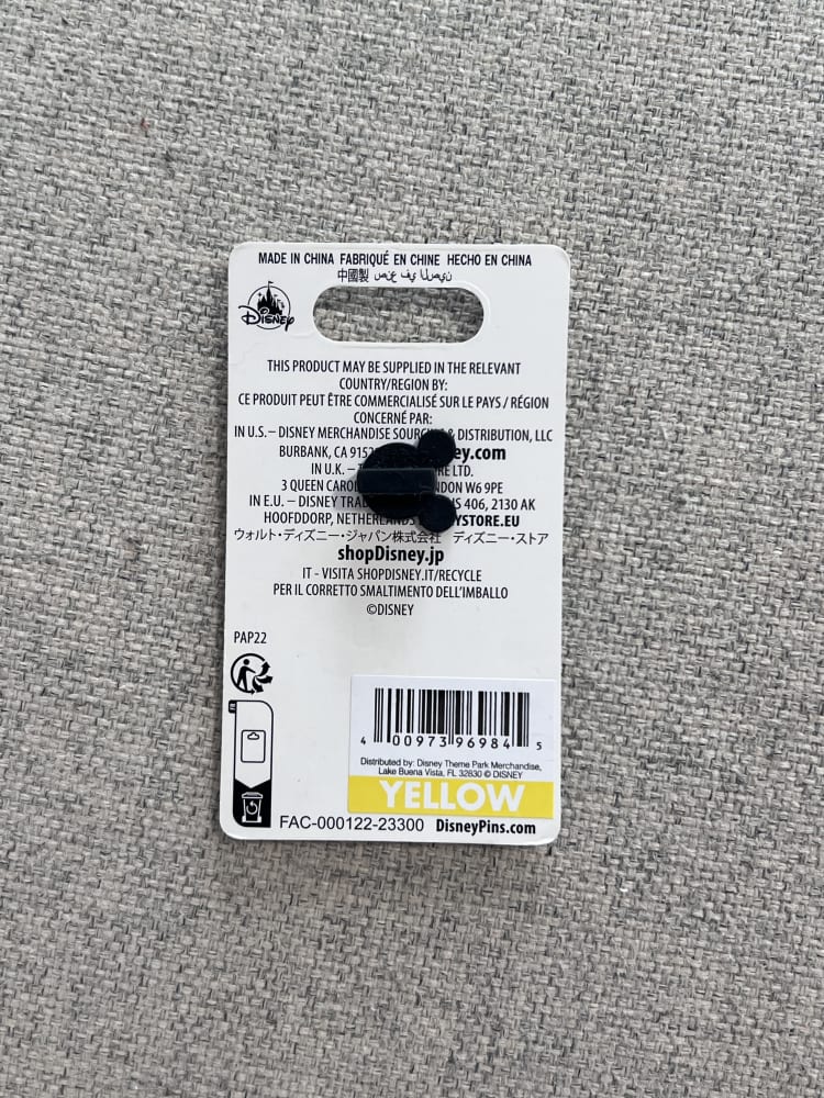 Disney Cruiseline Pirate Mickey Sword Pin view 2