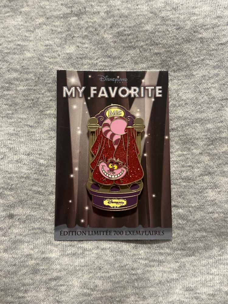 Disneyland Paris Limited Edition My Favorite Cheshire Cat Pin view 1