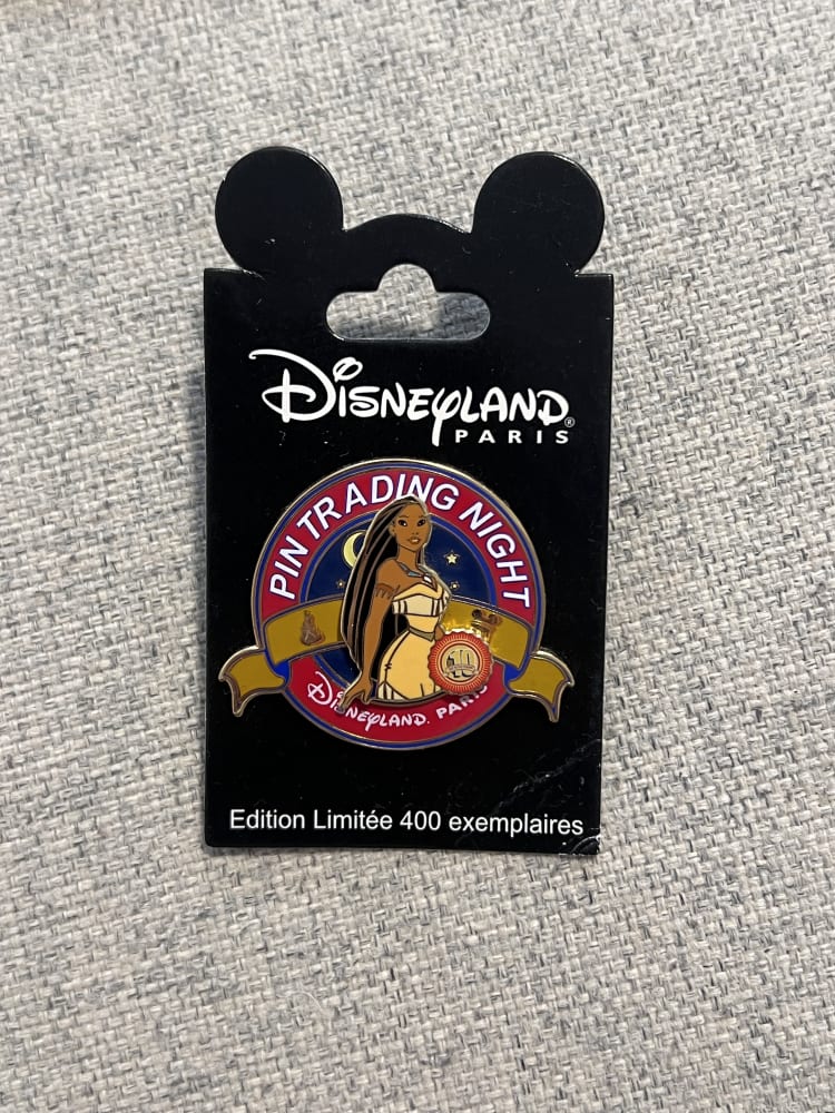 Disneyland Paris Limited Edition Pin Trading Night Pocahontas Pin view 1