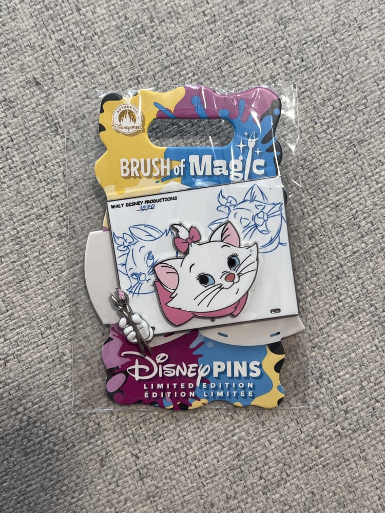 Disney Store Limited Edition Brush of Magic Marie Pin view 1