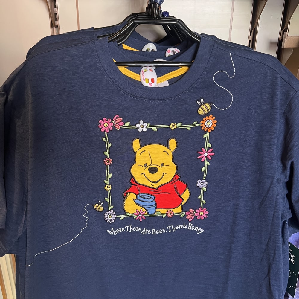 Disneyland Paris Embroidered Winnie the Pooh T-Shirt view 2