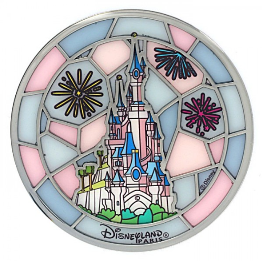 Disneyland Paris Arribas Stained Glass Sleeping Beauty Castle Ornament view 1