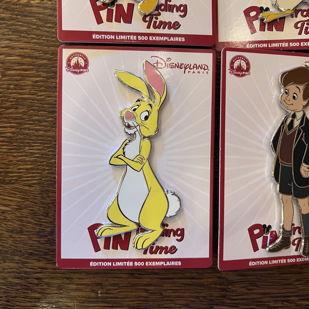 Disneyland Paris Pin Trading Time Winnie the Pooh Set of Four view 5